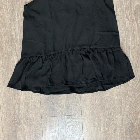 REVOLVE dRA Sham Camisole Blouse Top Flowy Ruffle Peplum Black Size Small - Picture 6 of 15
